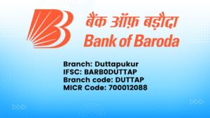 Bank of Baroda BOB Duttapukur Branch